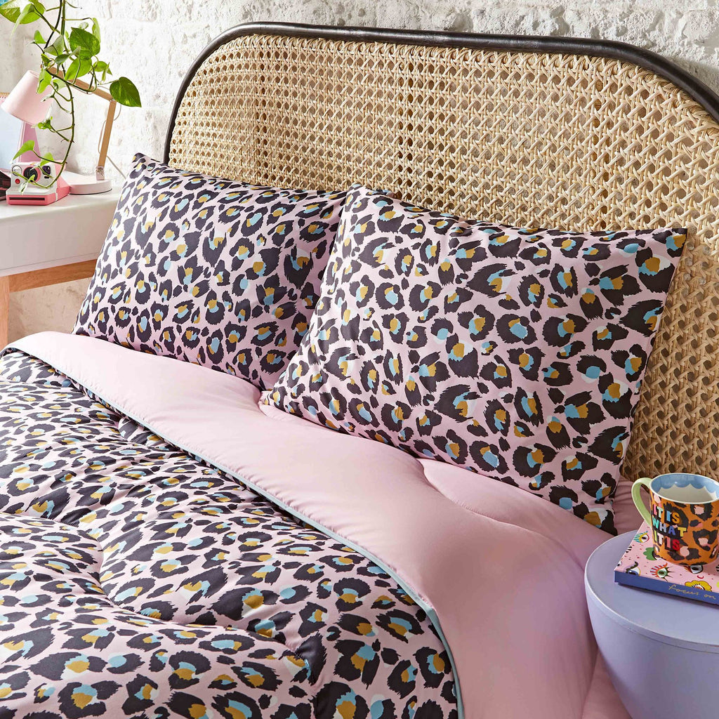 Night Lark® x Eleanor Bowmer Leopard Coverless Duvet Set Lifestyle