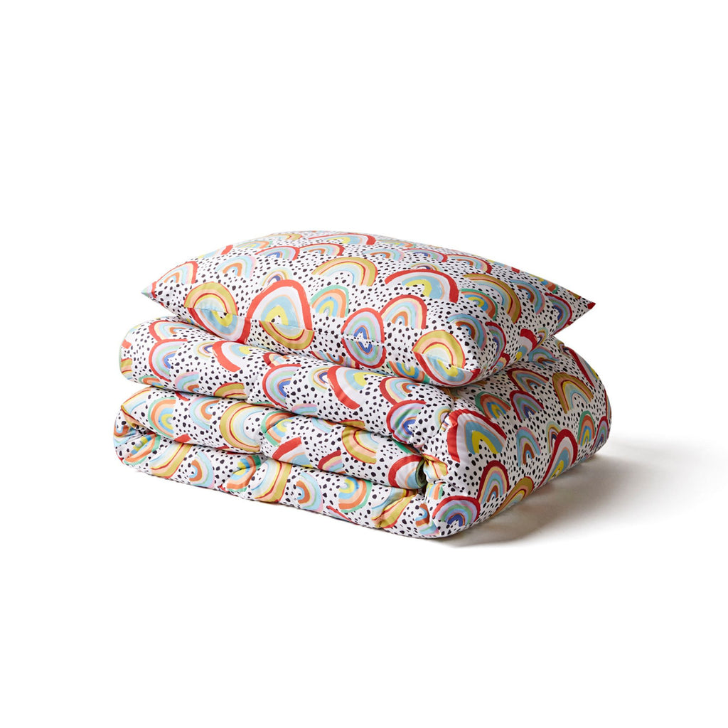 Night Lark x Eleanor Bowmer Rainbow Coverless Duvet Set Single