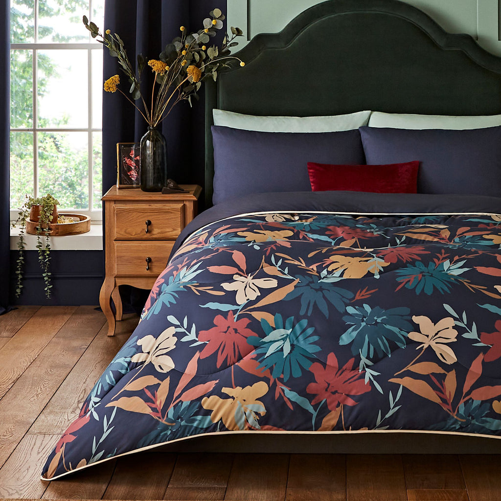 Night Lark® Autumn Floral Coverless Duvet Set lifestyle