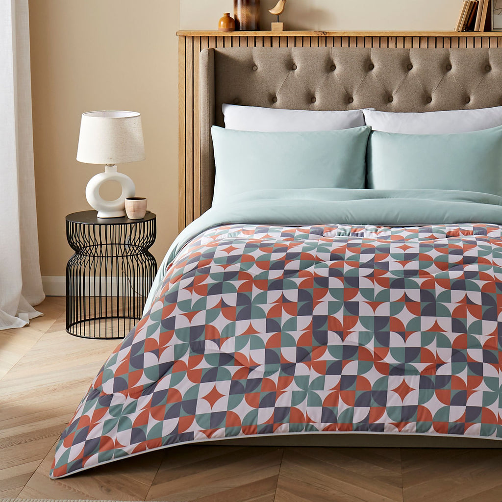 Night Lark® Scandi Geometric Coverless Duvet Set lifestyle