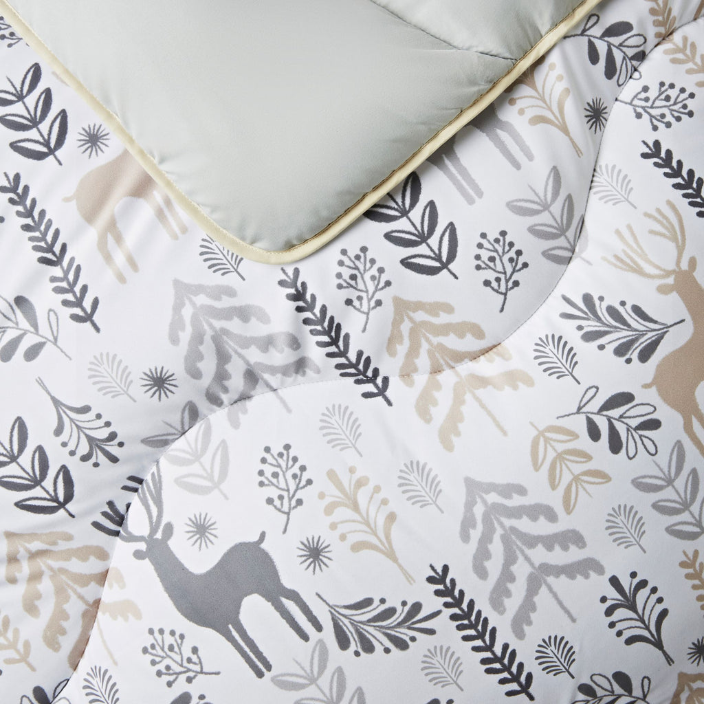 Night Lark® Scandi Winter Coverless Duvet Set Close Up