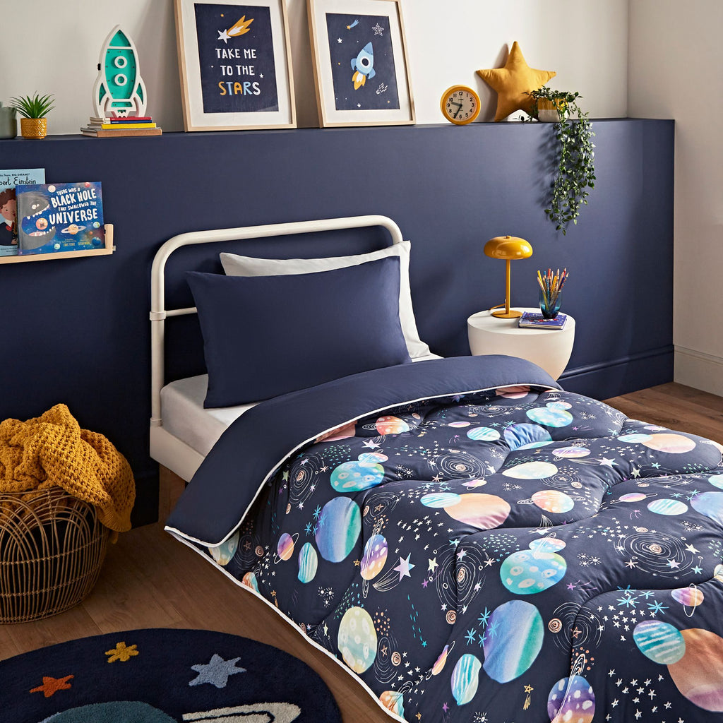 Night Lark Junior Space Adventure Children's Coverless Duvet Set Lifestyle