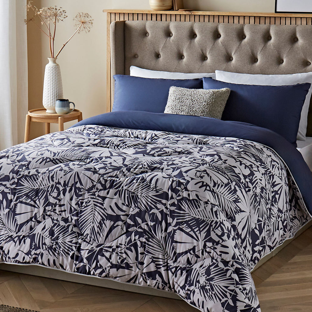 Night Lark® Winter Palms Coverless Duvet Set lifestyle