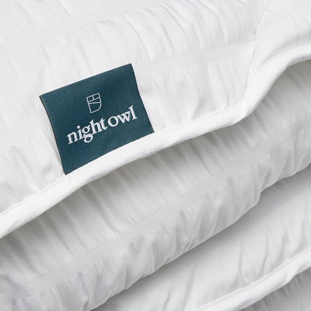 Night Owl® Wide Seersucker Coverless Duvet in White details